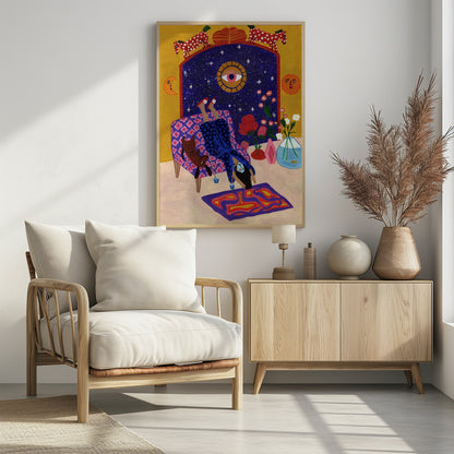 Day off from office - Poster / Art Print - interiör