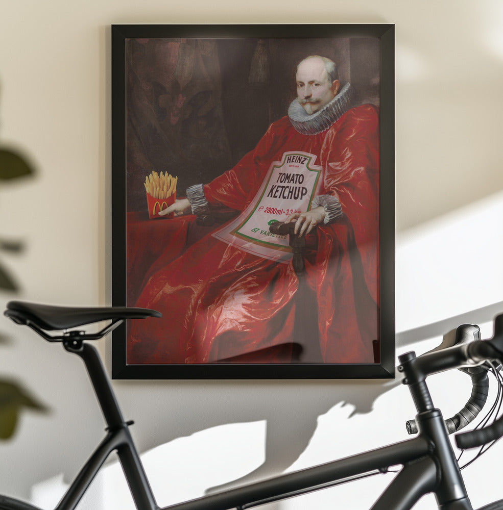 Sir Tomato - Poster / Art Print - interiör