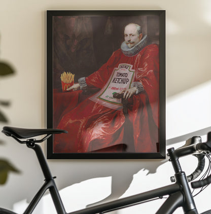 Sir Tomato - Poster / Art Print - interiör