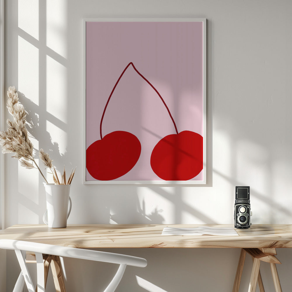Cherry - Poster / Art Print - interiör