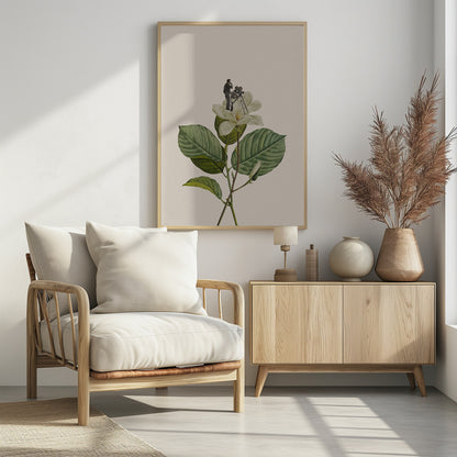 Botanical vintage cameraman - Poster / Art Print - interiör