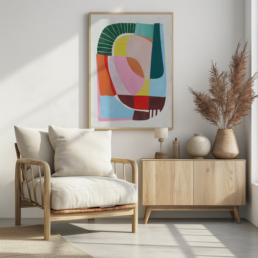 Happiness 01 - Poster / Art Print - interiör