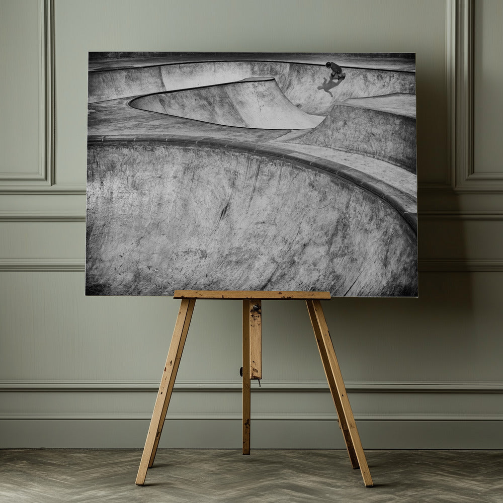 Concrete slider - Poster / Art Print - interiör