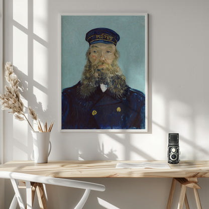 Vincent Van Gogh's Portrait of Postman Roulin (1888) - Poster / Art Print - interiör