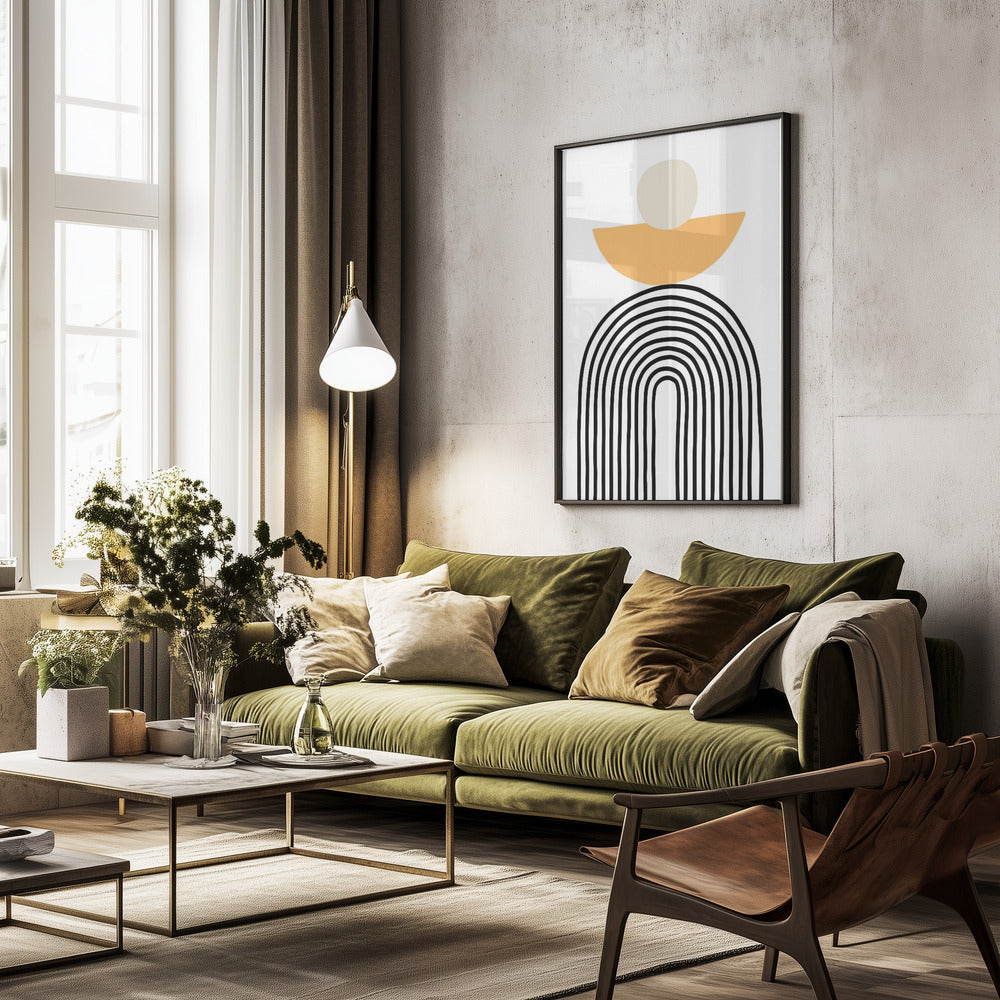 Abstract Art - Poster / Art Print - interiör