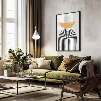 Abstract Art - Poster / Art Print - interiör