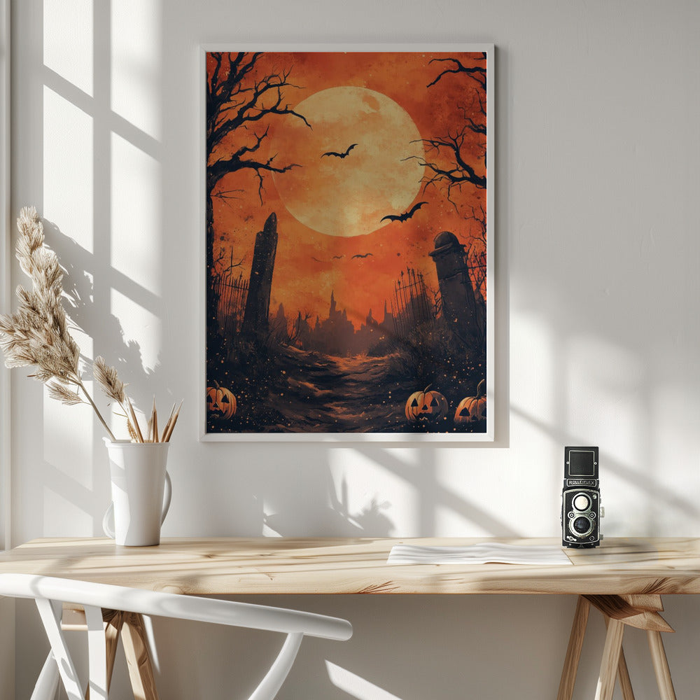 Halloween Scene (10) - Poster / Art Print - interiör