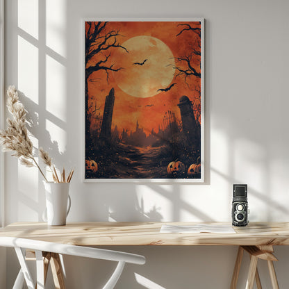 Halloween Scene (10) - Poster / Art Print - interiör