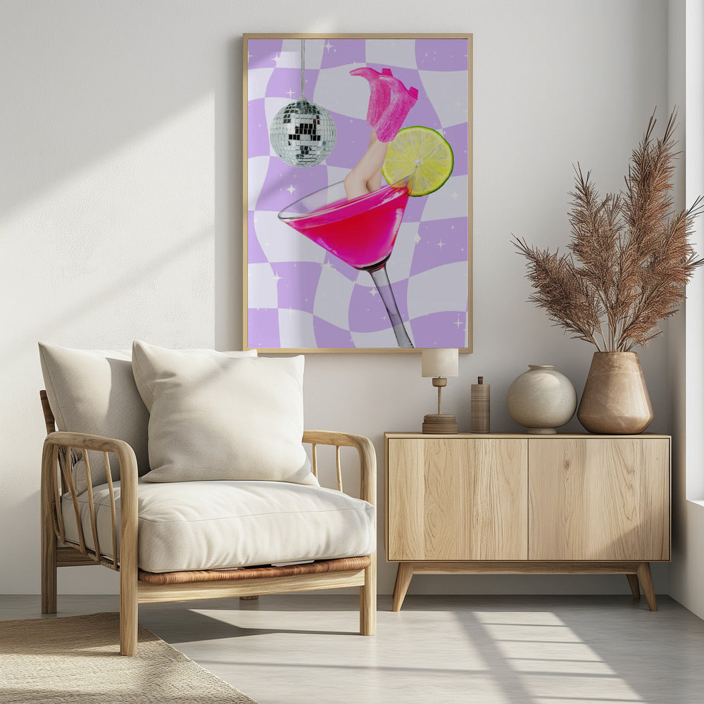 Cocktail diving - Poster / Art Print - interiör