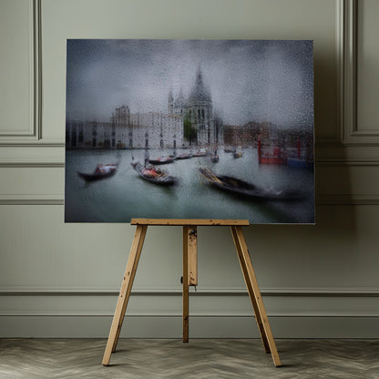 It was raining in Venice - Poster / Art Print - interiör