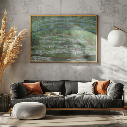 Japanese Footbridge 1899 - Poster / Art Print - interiör