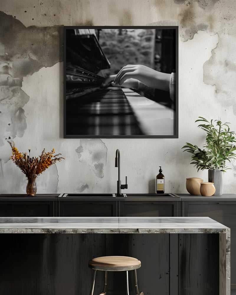 More music please - Poster / Art Print - interiör