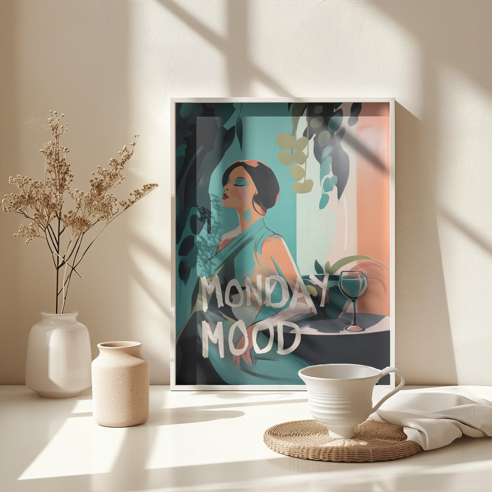 Monday Mood - Poster / Art Print - interiör