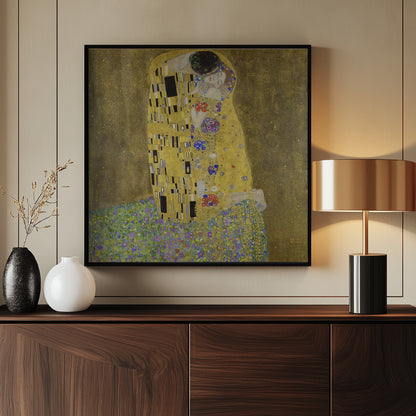 The Kiss (1907–1908) - Poster / Art Print - interiör