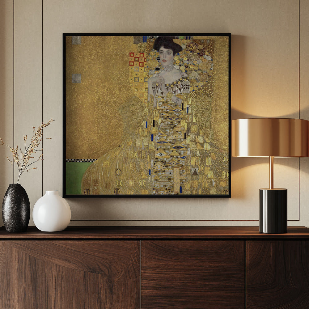 Portrait of Adele Bloch Bauer I (1907) - Poster / Art Print - interiör