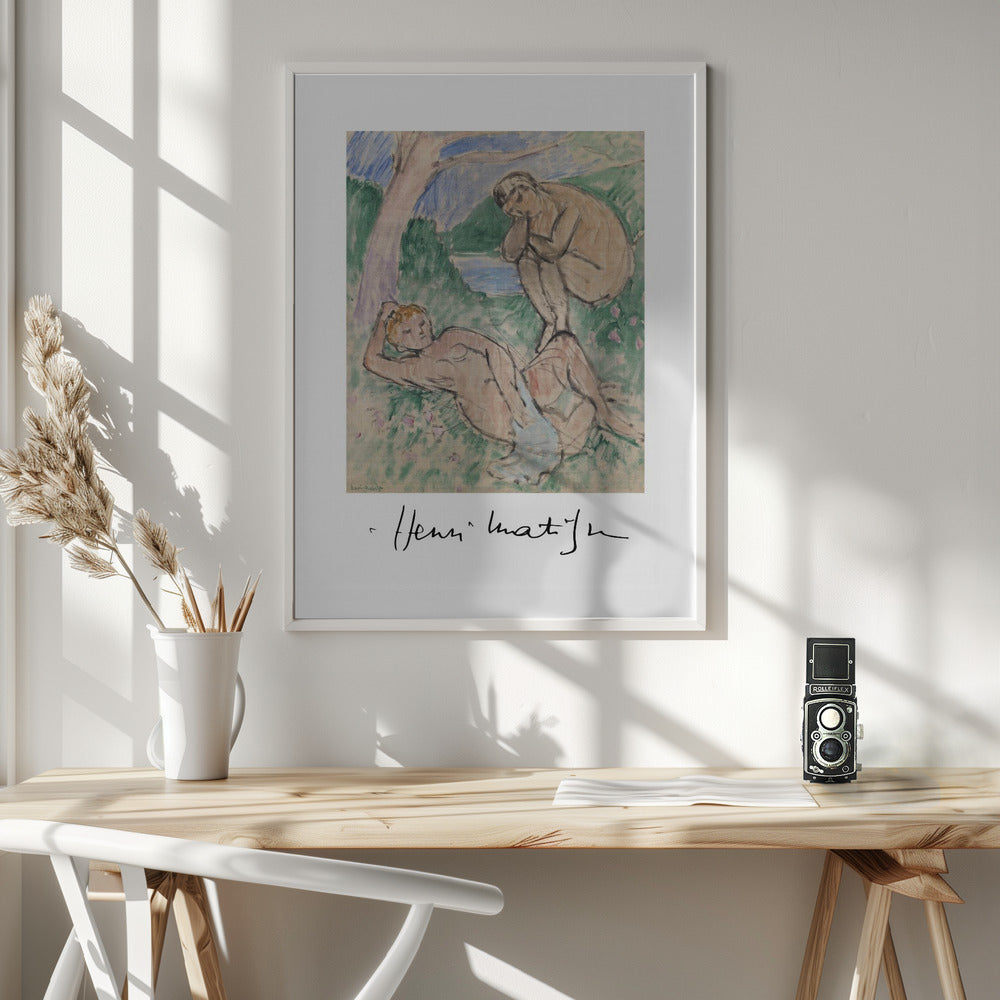 Baigneurs - Poster / Art Print - interiör