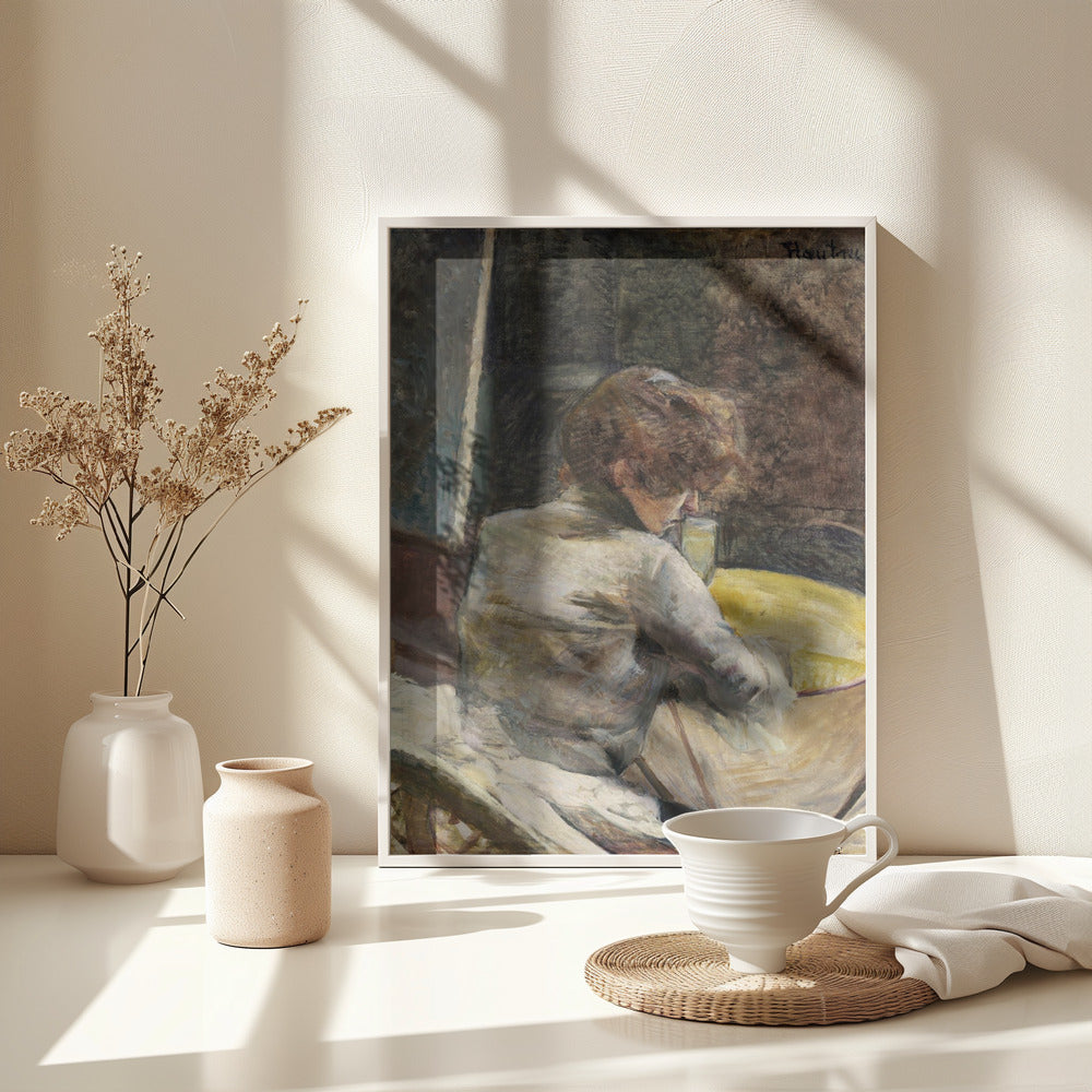 Waiting (ca.1887) - Poster / Art Print - interiör