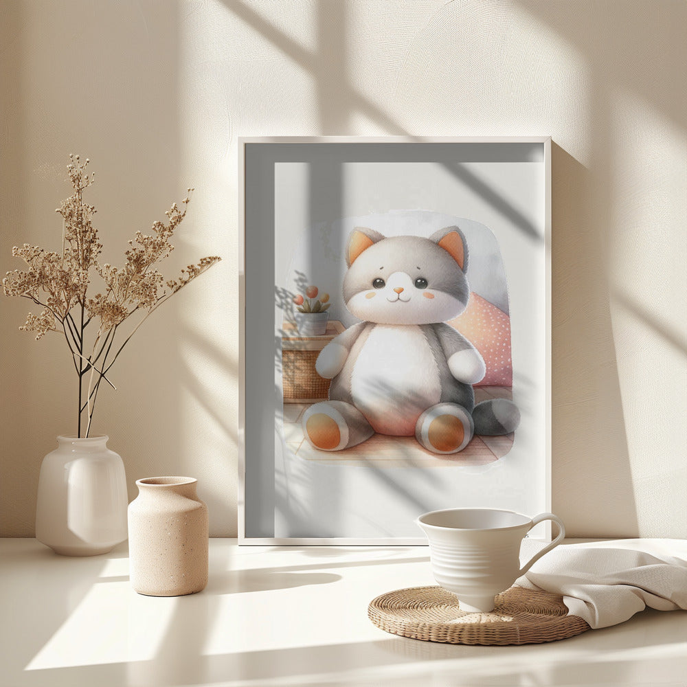 Kitten - Poster / Art Print - interiör