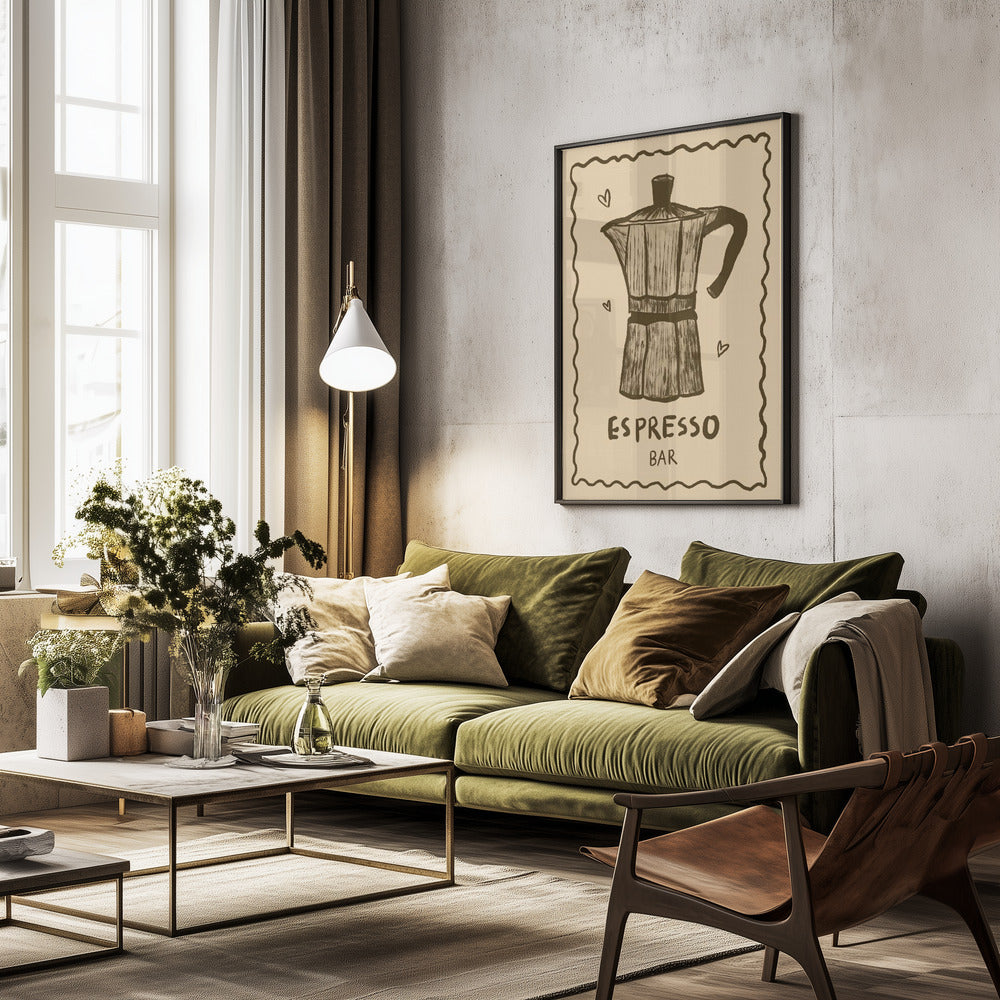 Espresso - Poster / Art Print - interiör