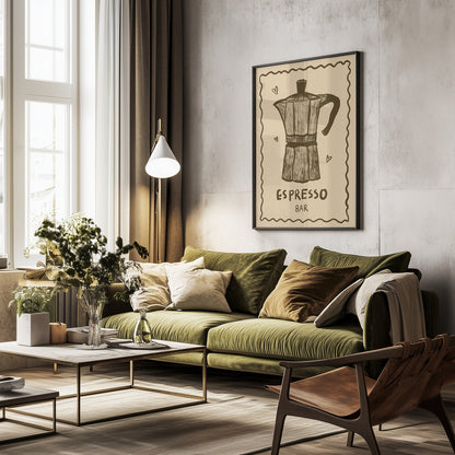 Espresso - Poster / Art Print - interiör