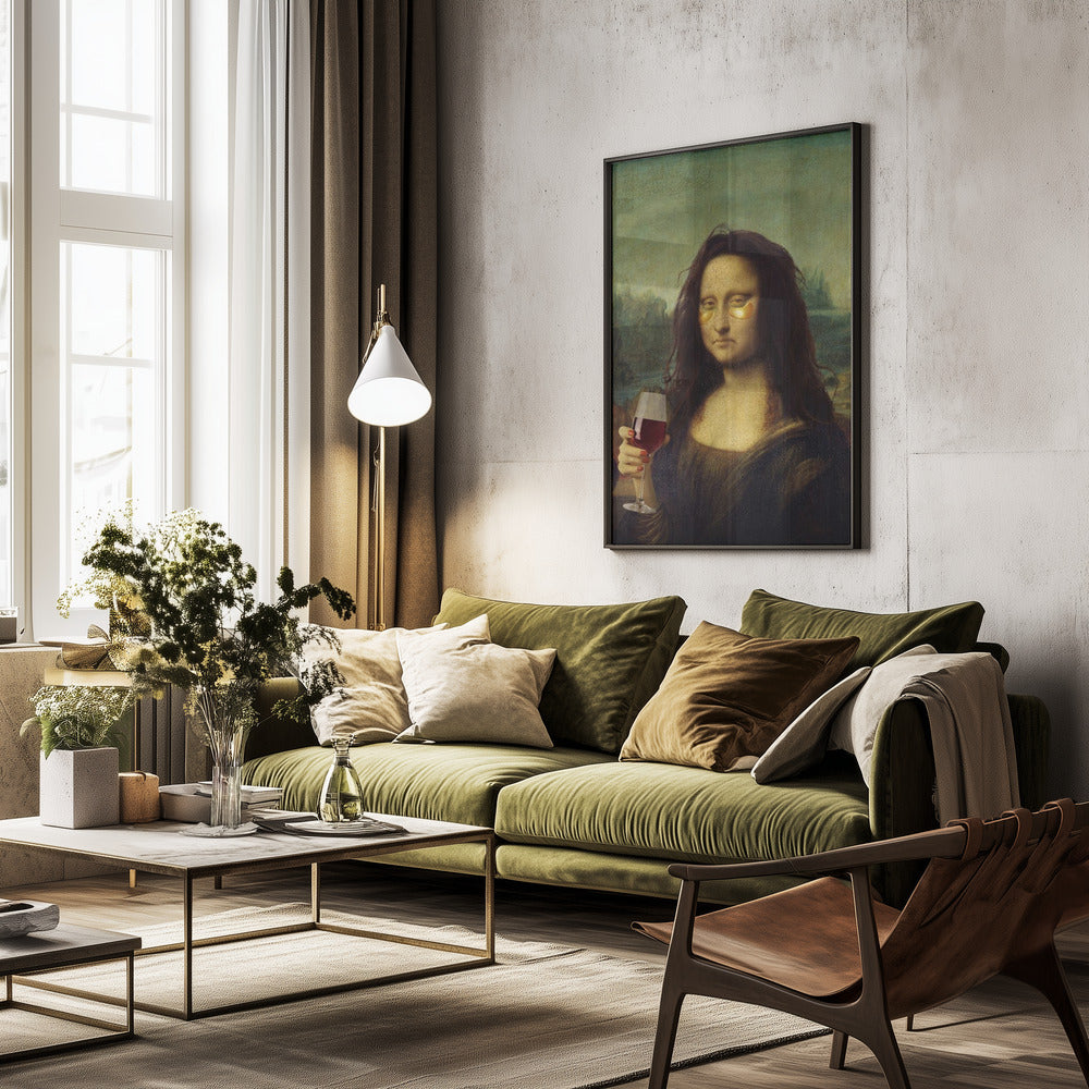 Monday Lisa - Poster / Art Print - interiör