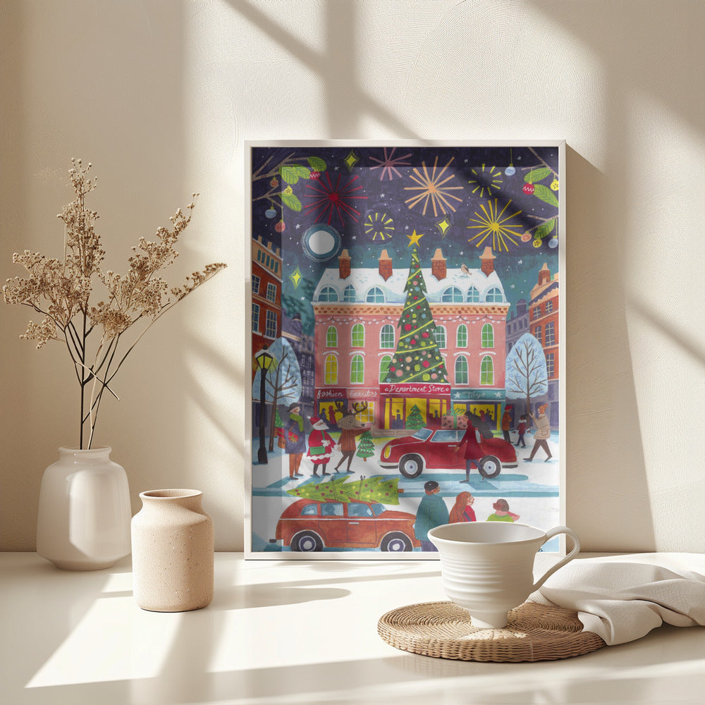 Christmas in the City - Poster / Art Print - interiör