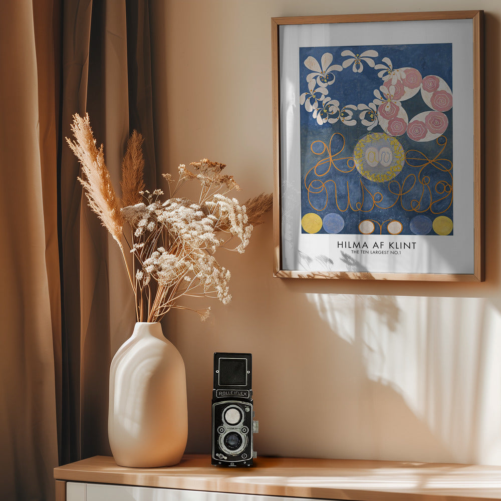 The Ten Largest No.1 Poster - Poster / Art Print - interiör