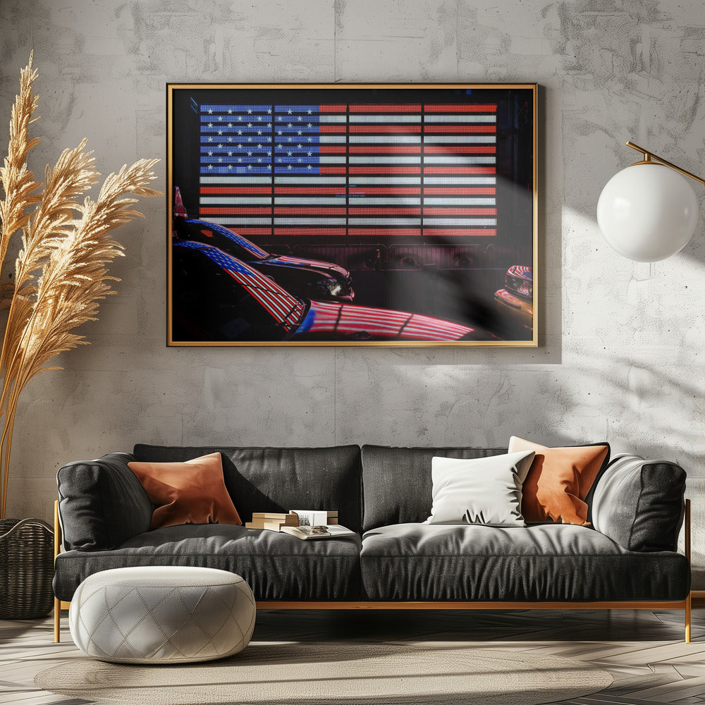 America is watching you - Poster / Art Print - interiör