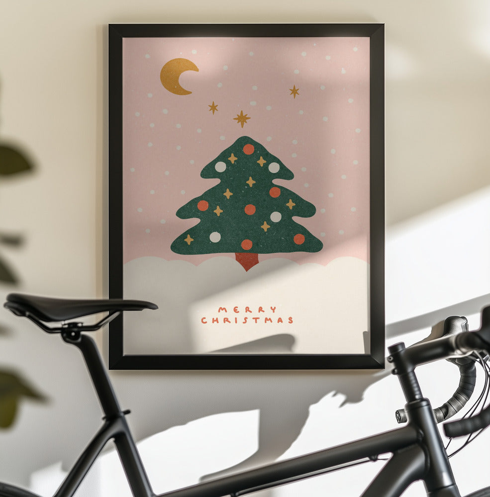 Christmas Tree - Poster / Art Print - interiör