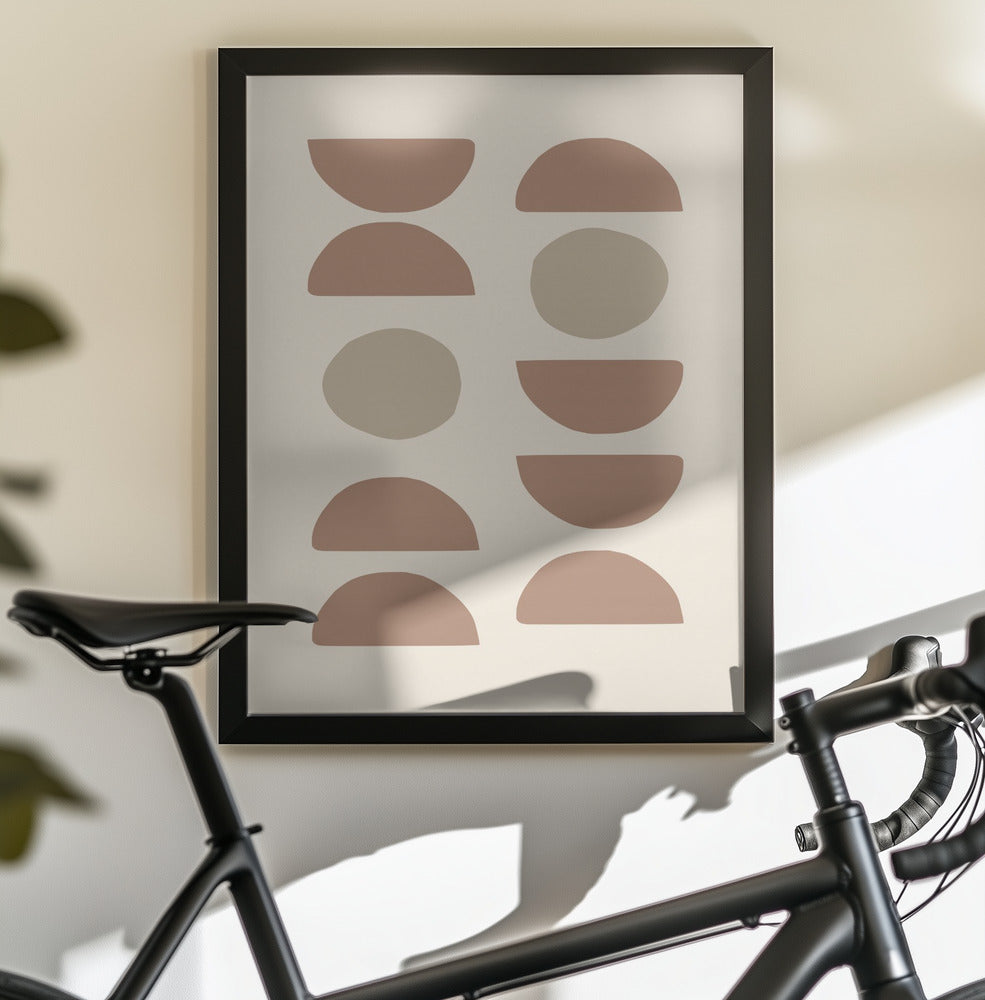Shapes Mocha - Poster / Art Print - interiör