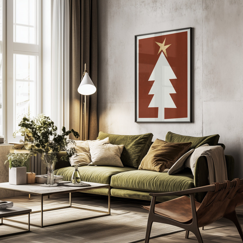 Oh Silent Night - Poster / Art Print - interiör