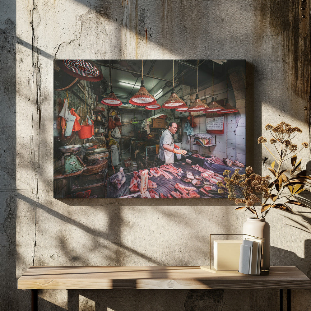 Fishmonger of HK - Poster / Art Print - interiör