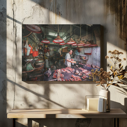 Fishmonger of HK - Poster / Art Print - interiör