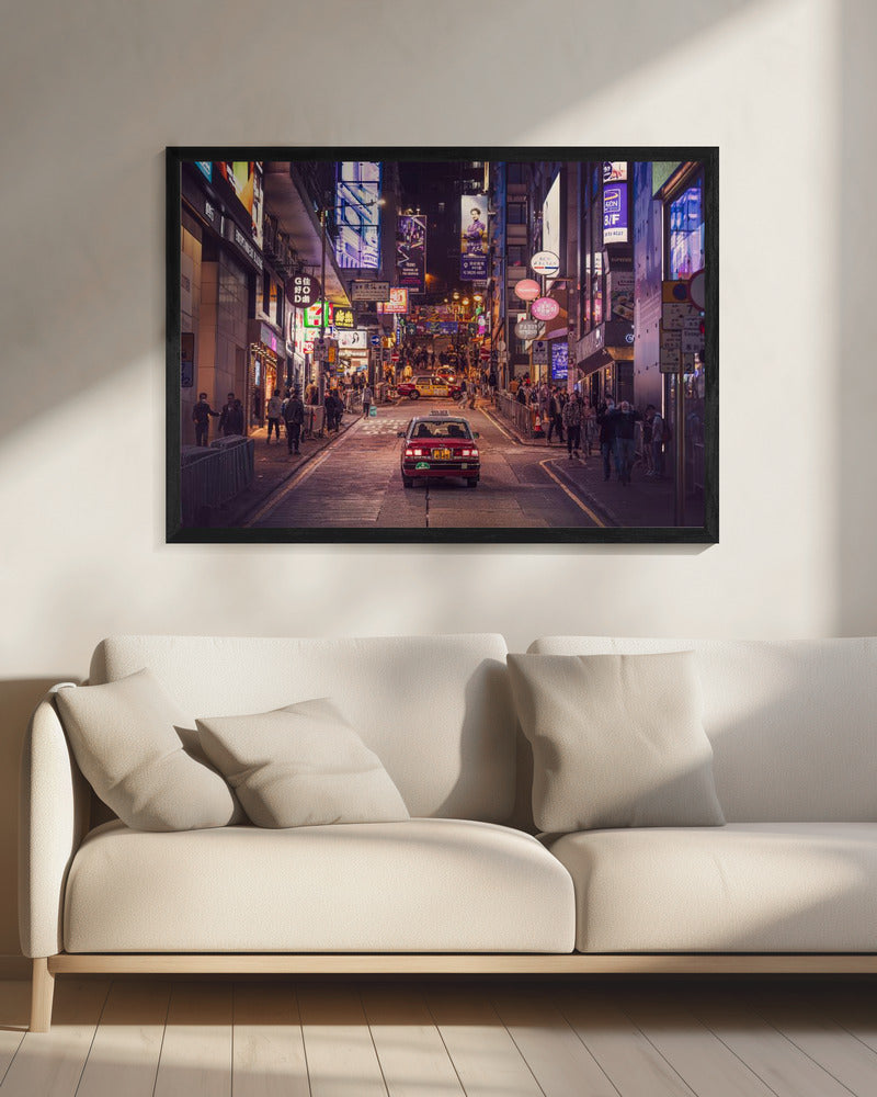 Streets of HK - Poster / Art Print - interiör