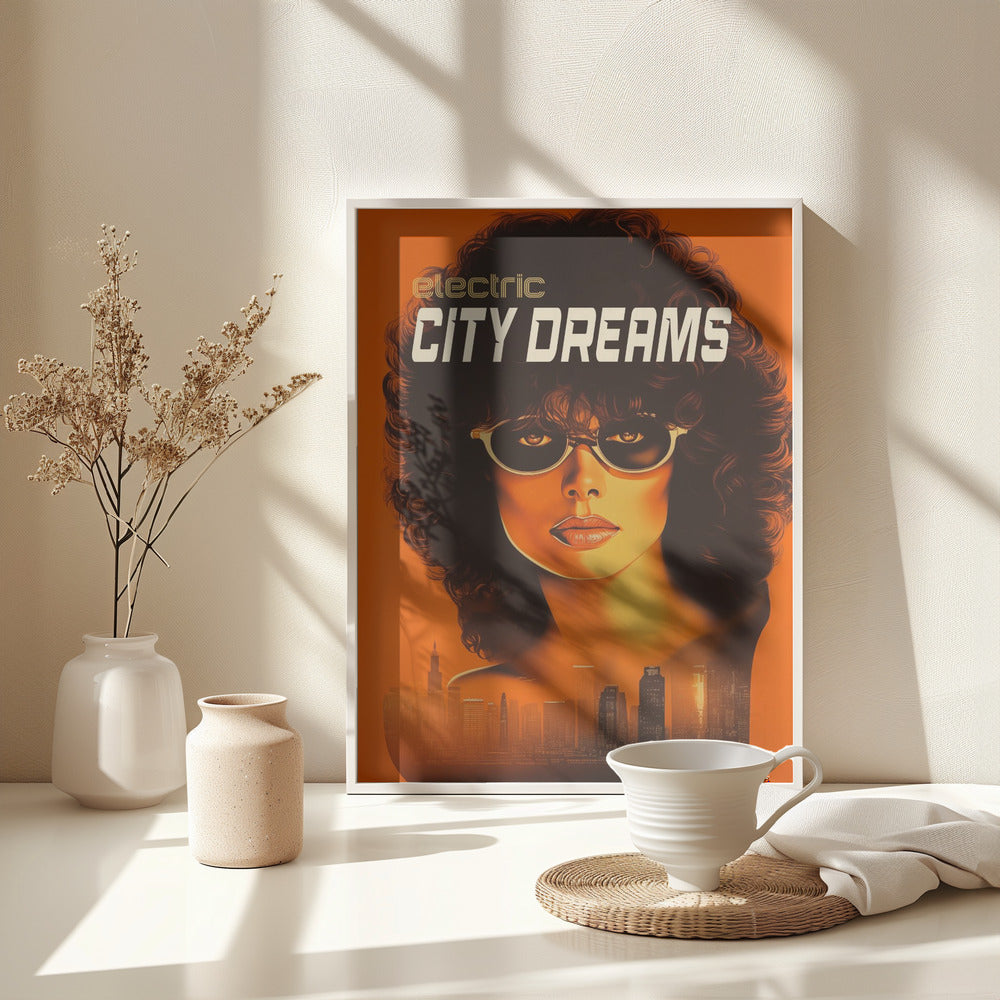 Electric City Dreams - Poster / Art Print - interiör