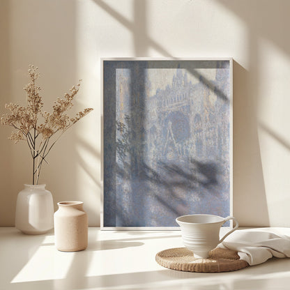 The Portal of Rouen Cathedral In Morning Light (1894) - Poster / Art Print - interiör