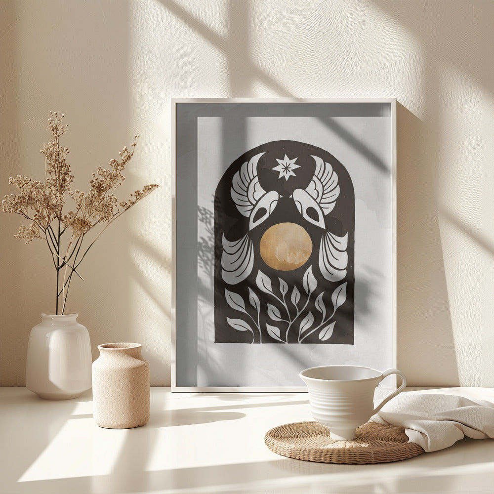 Cosmic Harmony - Poster / Art Print - interiör