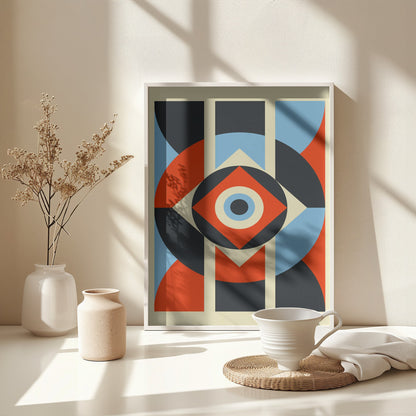 Geometric Patterns #1 - Poster / Art Print - interiör
