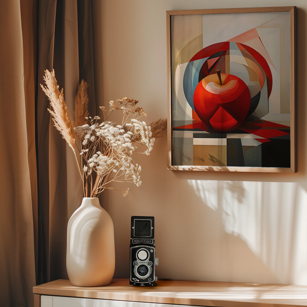 The Abstract Apple - Poster / Art Print - interiör