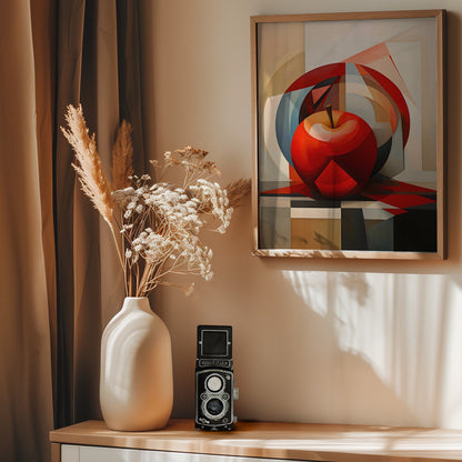 The Abstract Apple - Poster / Art Print - interiör