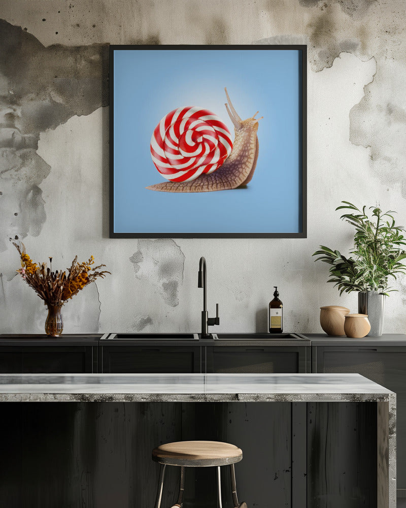 Snail Candy - Poster / Art Print - interiör