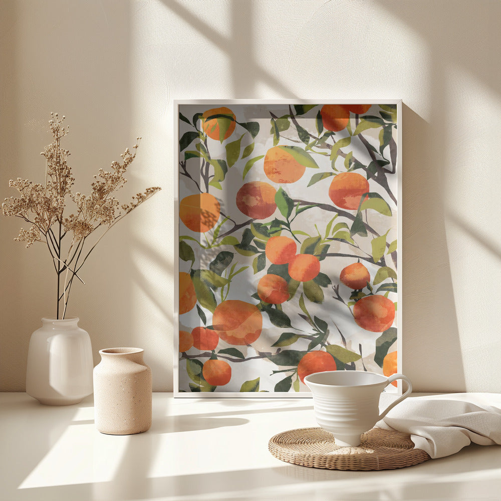 Oranges - Poster / Art Print - interiör