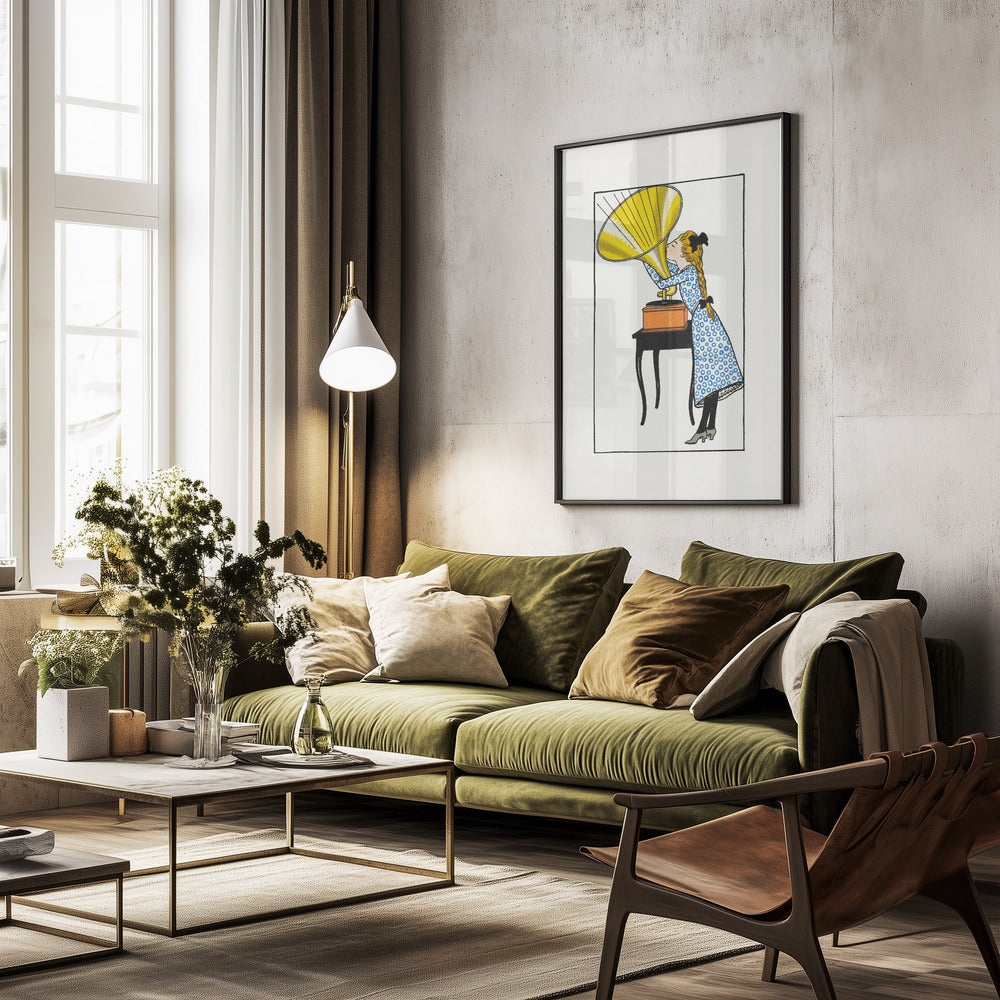 O, Caruso! - Poster / Art Print - interiör