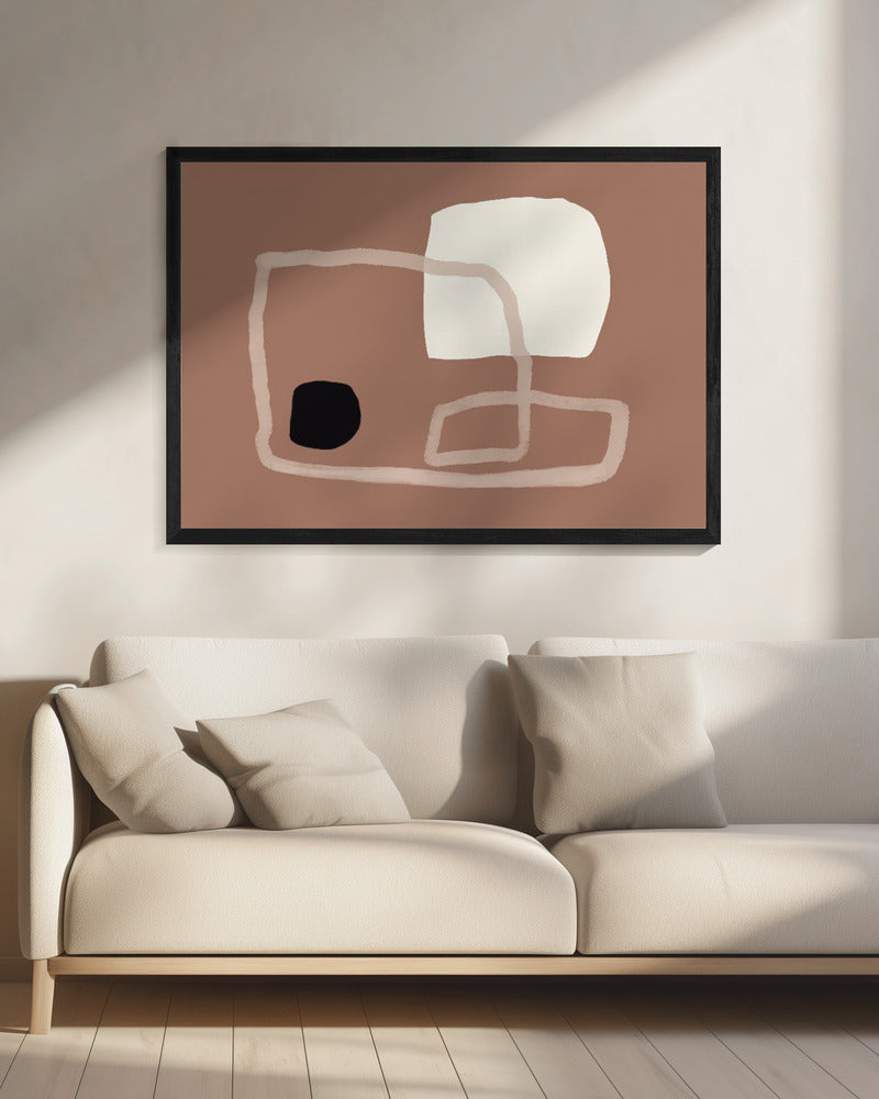 Feel Something - Poster / Art Print - interiör