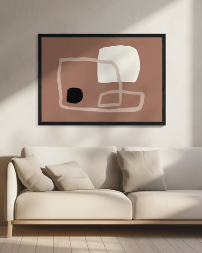 Feel Something - Poster / Art Print - interiör