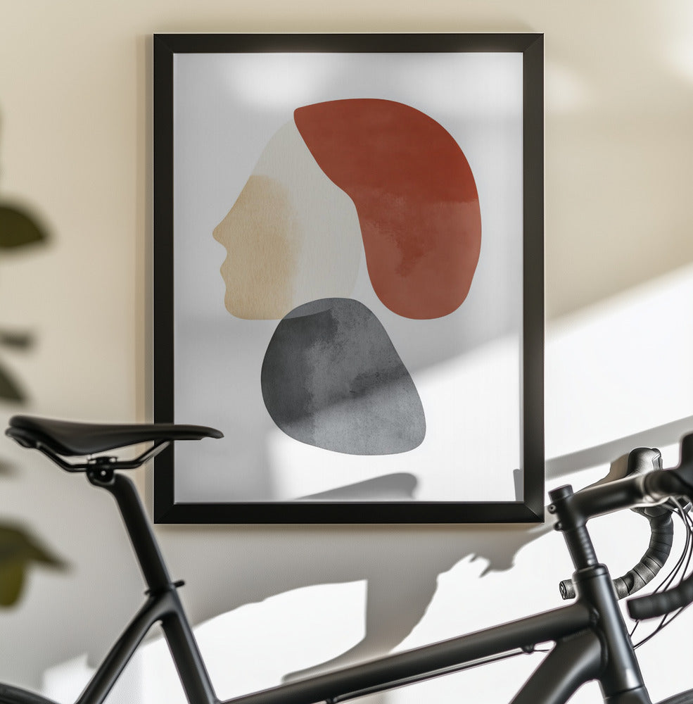 Abstract Minimalist Shapes No 1 - Poster / Art Print - interiör