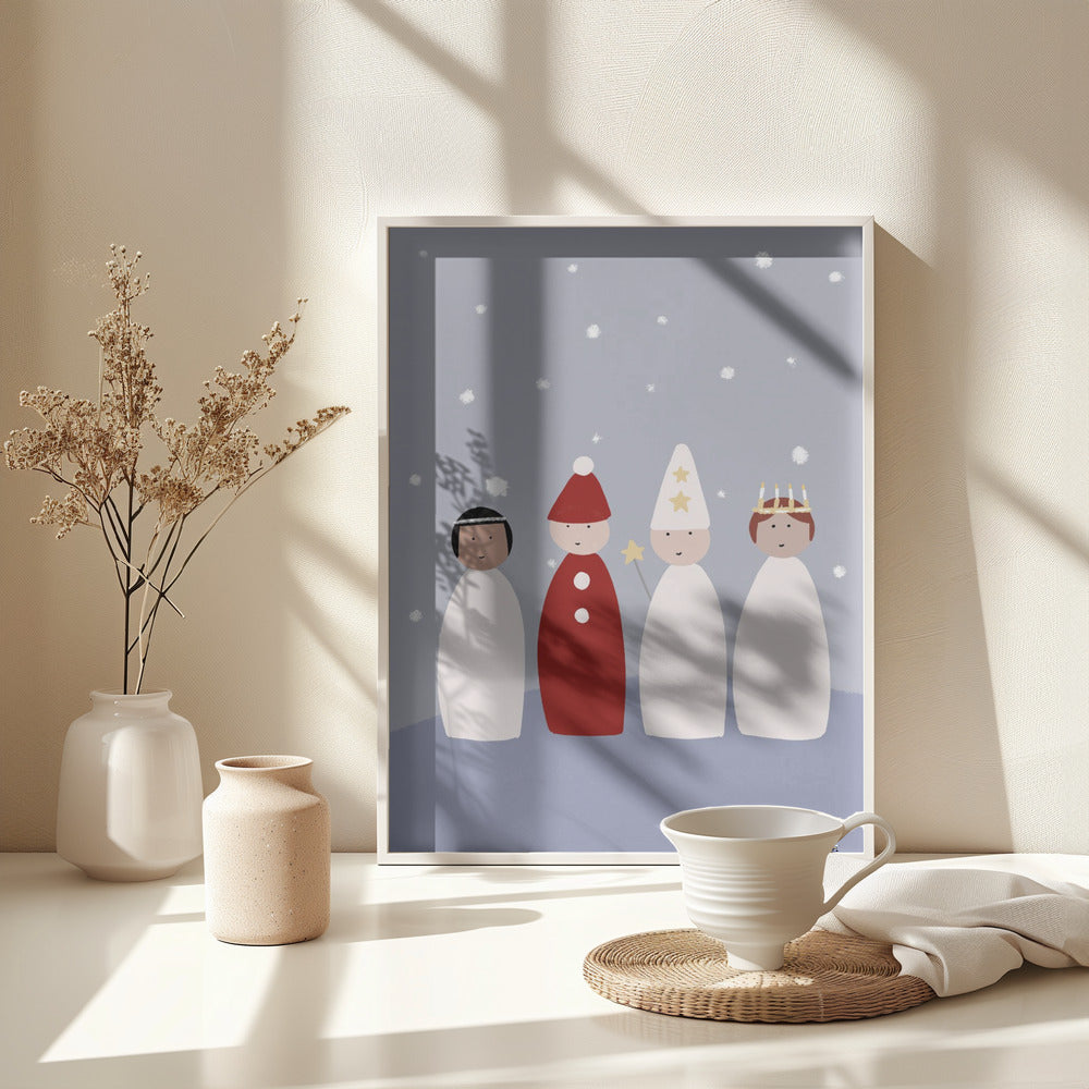 Swedish Lucia - Poster / Art Print - interiör