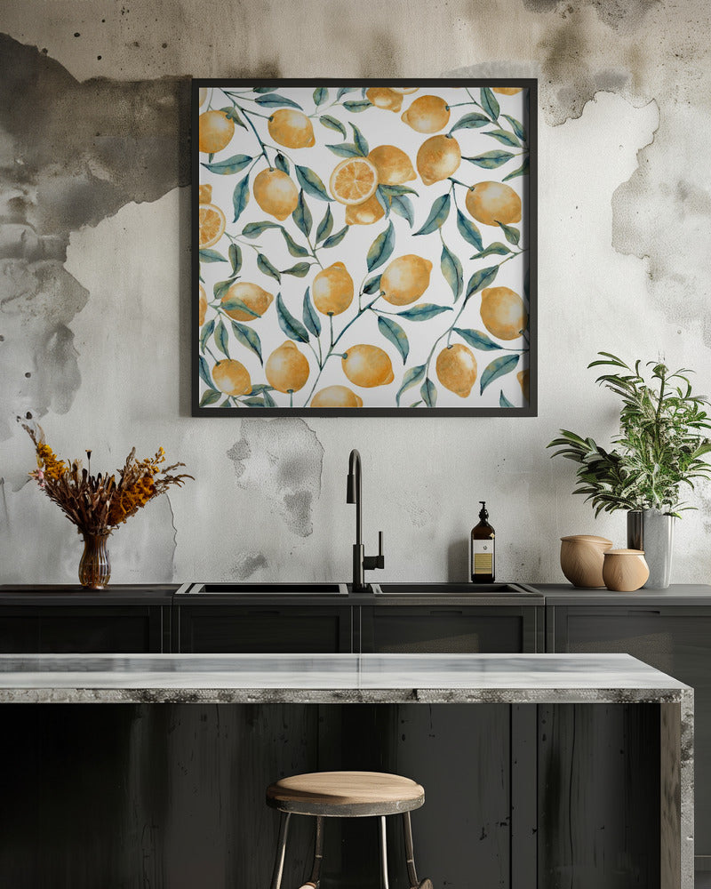 Summer Lemon - Poster / Art Print - interiör