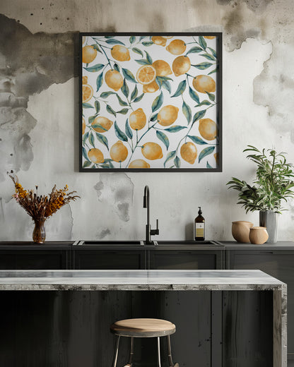 Summer Lemon - Poster / Art Print - interiör
