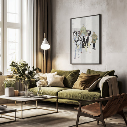 Vintage Carriage (1893) - Poster / Art Print - interiör